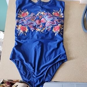 Averie back zip one piece size medium